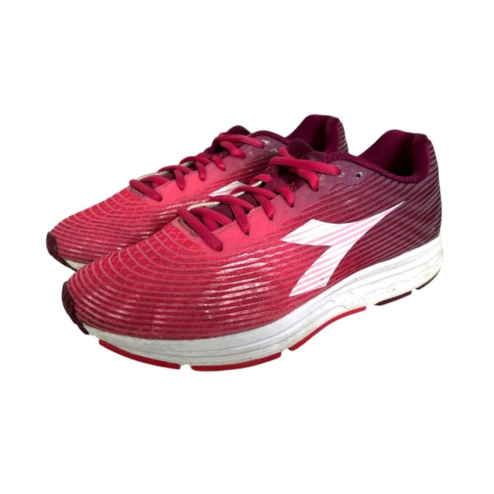 Diadora Action + 3 Women’s 90224 Pink White Athletic Running Shoes Size 10.5